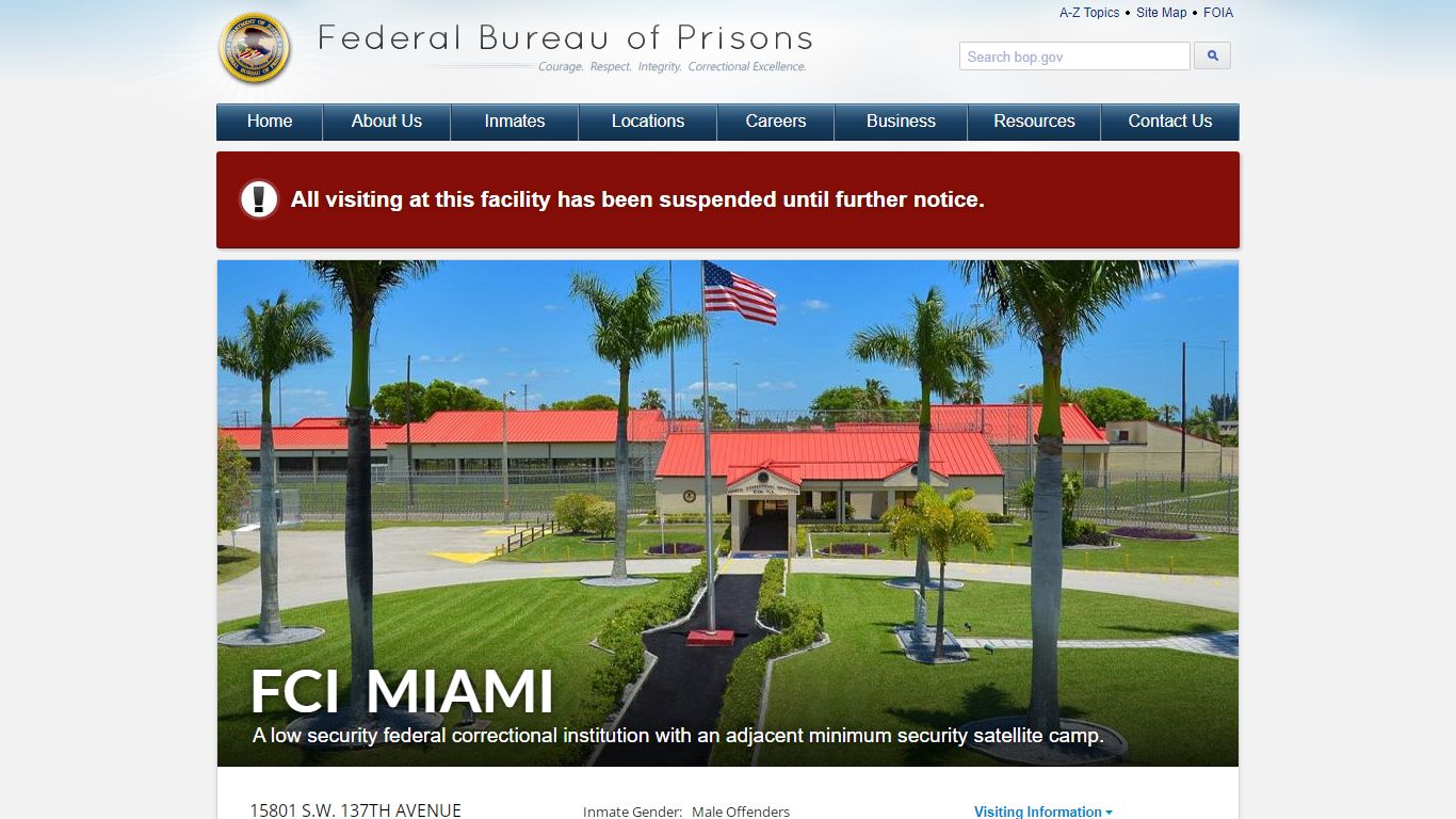 FCI Miami - Federal Bureau of Prisons